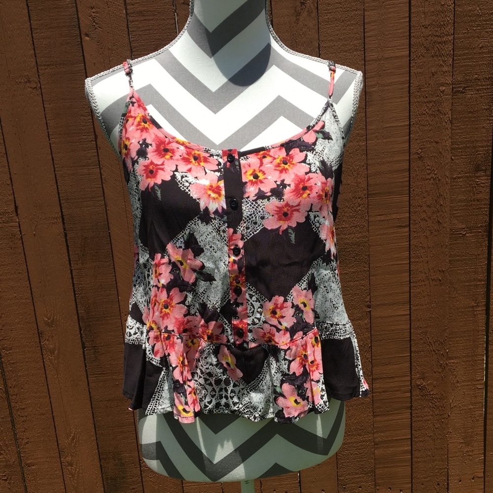 NWT MINKPINK Lacey Gardener Cami